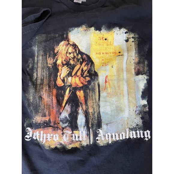 Jethro Tull Aqualung Album Tee Black Band Shirt M - Picture 6 of 6